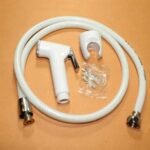 Push Shower Allflex Shataff Health Faucet Plastic Set (White, Shower Tube and Hook) Raya Allflex PVC Spray Gun
