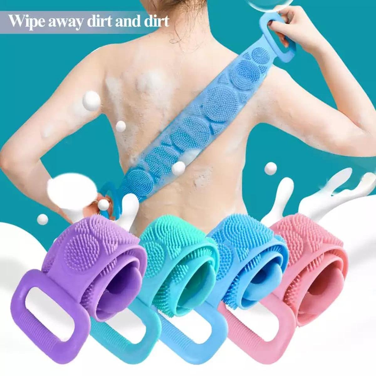 Magic Silicon Body Brush Scrubber Rubbing Back Mud Peeling Body Massage Shower Magic Brush Flexible Scrubber