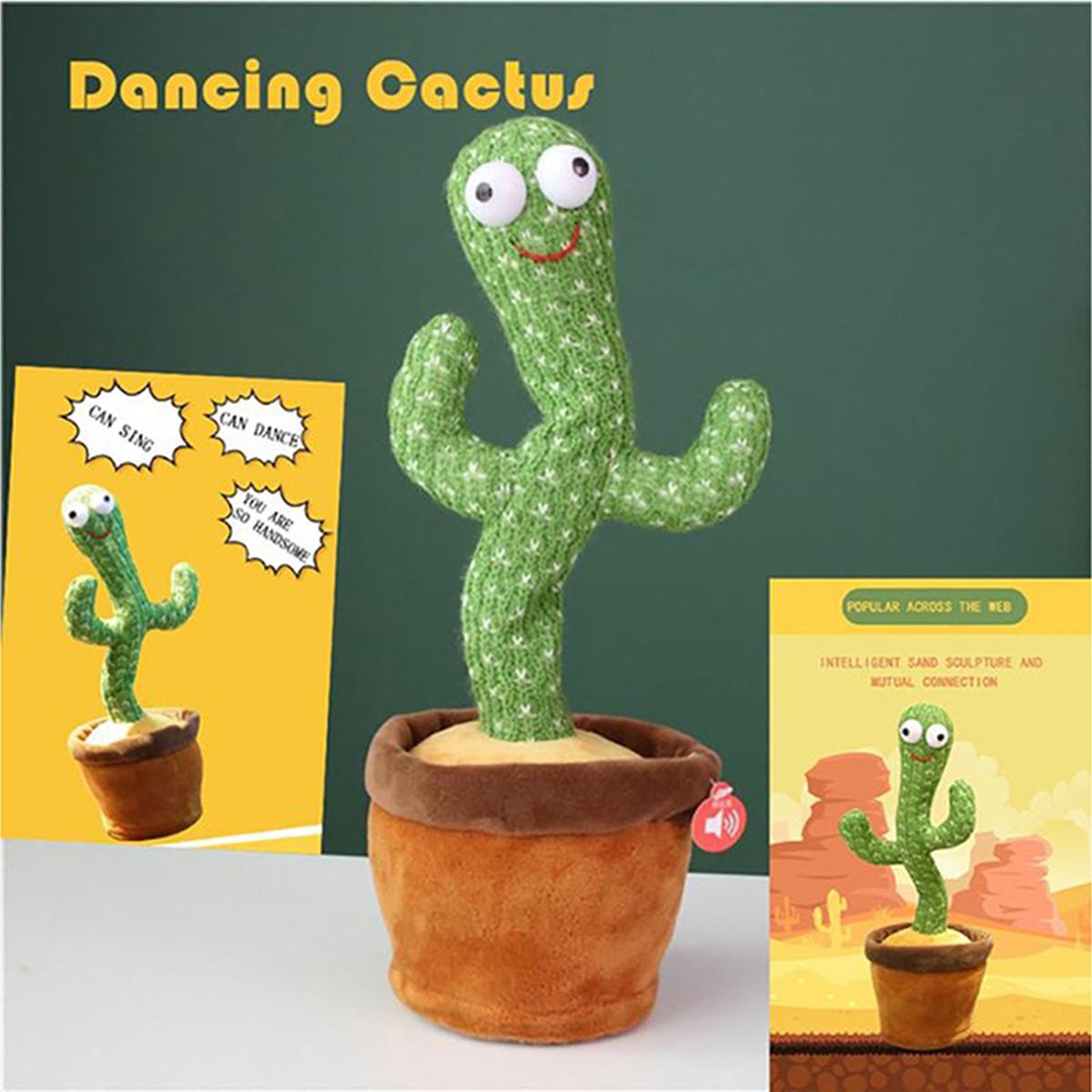 Talking & Dancing Cactus Mimicking Toy