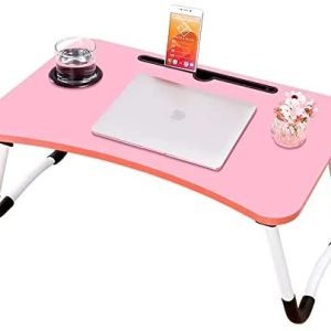 Folding Desk Home Computer Stand Laptop Desk Notebook Desk Laptop Table-pink