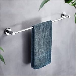 Premium - Stainless Steel 22 Inch Towel Rod/Towel Rods for Bathroom/Towel Bars/Hangers/Stands/Towel Holders/Bathroom Accessories (Chrome Finish)