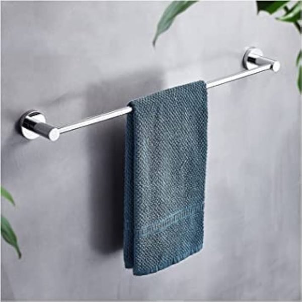 Premium - Stainless Steel 22 Inch Towel Rod/Towel Rods for Bathroom/Towel Bars/Hangers/Stands/Towel Holders/Bathroom Accessories (Chrome Finish)