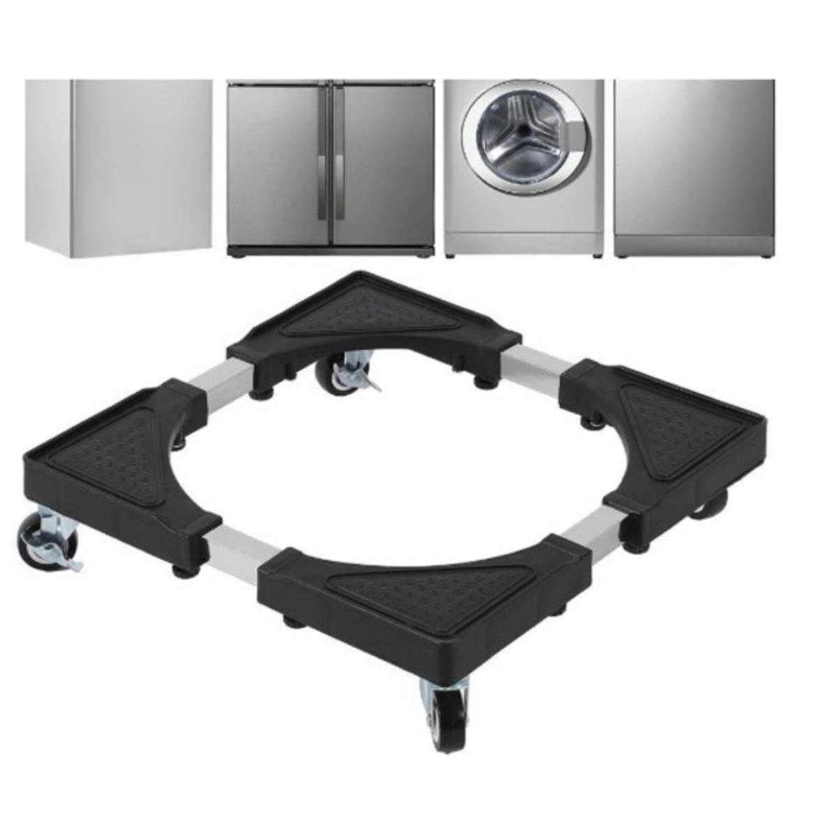 Multifunction Movable Washing Machine Base Fridge Stand - Reinforced Retractable Movable Wheel Rack Base Bracket for Refrigerator / Washing Machine