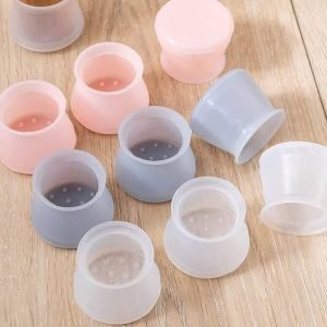 8 Pcs Silicone Anti-Slip Furniture Leg Protection Cover to Prevent Scratches, Reduce Noise, Anti-Slip | Furniture Leg Covers for Chair, Stool, Table |Multicolor| 8 PCS