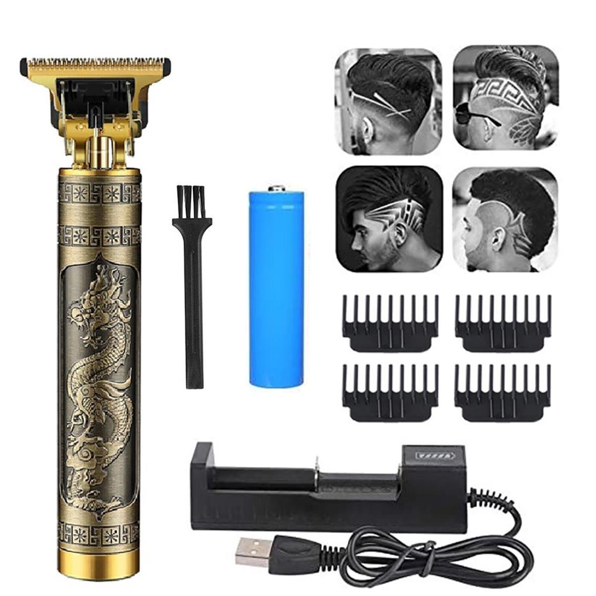 Vintage T9 Hair Cutting Machine Hair Trimmer Recharge Professional Cordless Hair Trimmer