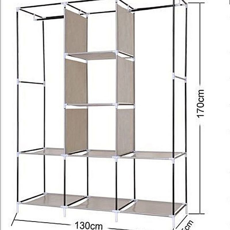 HCX Wardrobe Storage Organizer for Clothes - Big Size - Magenta