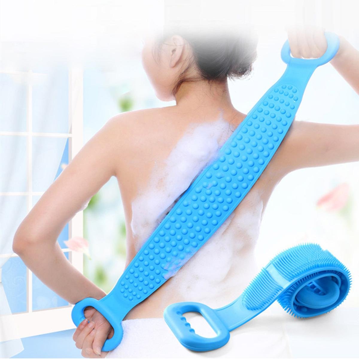 Magic Silicon Body Brush Scrubber Rubbing Back Mud Peeling Body Massage Shower Magic Brush Flexible Scrubber