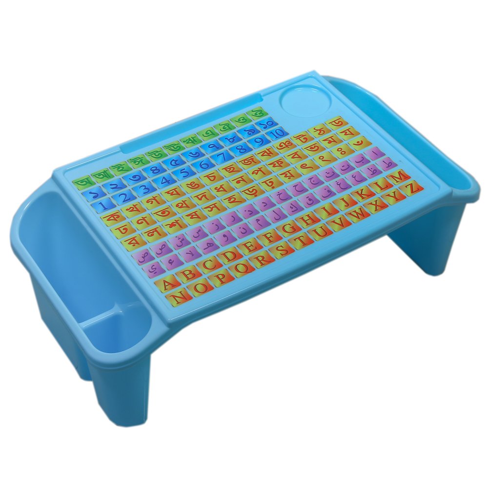 Baby Table Alphabet - Kids Writing Table / Study Table Baby Snack Table/ Storage Box Plastic