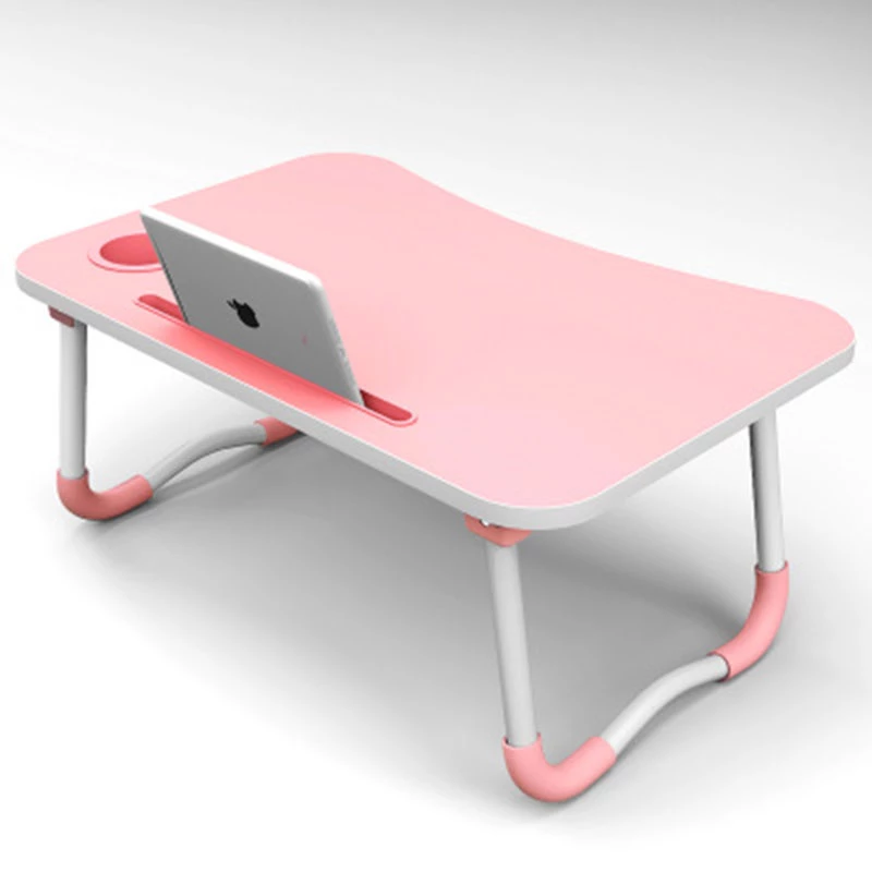 Folding Desk Home Computer Stand Laptop Desk Notebook Desk Laptop Table-pink