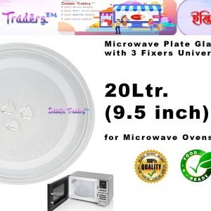 Microwave Heat Resistant Food Grade Glass Plate for Microwave Ovens-20,25,30Ltr