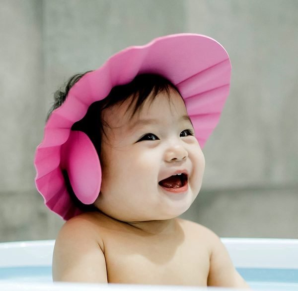 Baby, Kids, Children Shower Cap Soft Adjustable Baby Bath Head Cap Visor for Hair Washing Shower Protection Bath Cap (1Pcs)