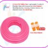 PVC Water Pipe 0.625 Inch 16mm (5/8") | Lightweight, Durable & Flexible| Hose with Accessories Hose Adapter| Watering Garden, Cleaning, Outdoor-Indoor Use