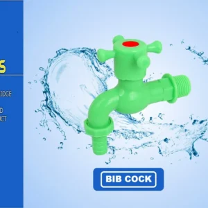 1/2" PVC Plastic Water Tap Hose Bibb Color Garden Bibcock (Random Green & Yellow Color)