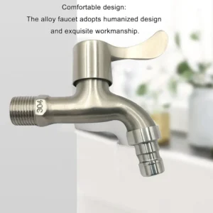 Faucet 304 Stainless Steel & Brass lengthened quick opening single mop pool multi-purpose Washing Machine anti-freezing water nozzle Faucet