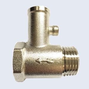 Brass Electroplated Check Valve Water Heater Universal Valve Brass Pressure Safety Valve