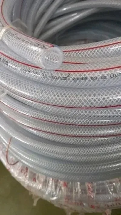 0.5 Inch PVC Flexible Clear Fiber Braid Hose with 3 Pcs Quick Connectors Set - Image 9