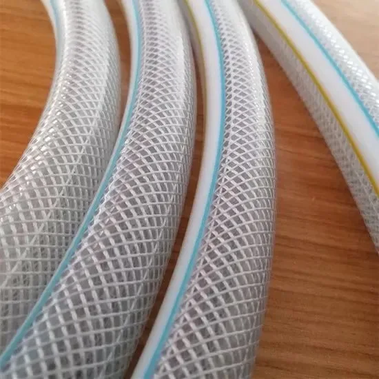 0.5 Inch PVC Flexible Clear Fiber Braid Hose with 3 Pcs Quick Connectors Set - Image 5