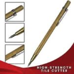Cutter Pen, Tungsten Steel Ceramic Tile Marking Pen, Hard Tiles Glass Cutter Metal Pen Portable Alloy Marking Pen, Scribe Tool