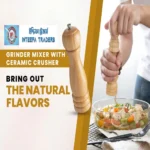 Wooden Mini Pepper Grinder Crusher Mill | Hand Spice & Black Pepper Mill Big– Inteefa Traders