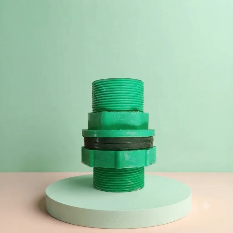 Heavy Duty Green PVC Tank Adapter for Water Tank
