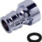 1Pcs Stainless steel Faucet Tap Quick Connector G1/2 Female Thread Hose Pipe Socket Adapter Fitting for Dishwasher Washing Machine