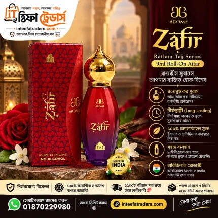 Arome Ratlam Taj Series - Zafir Royal Long-Lasting Attar