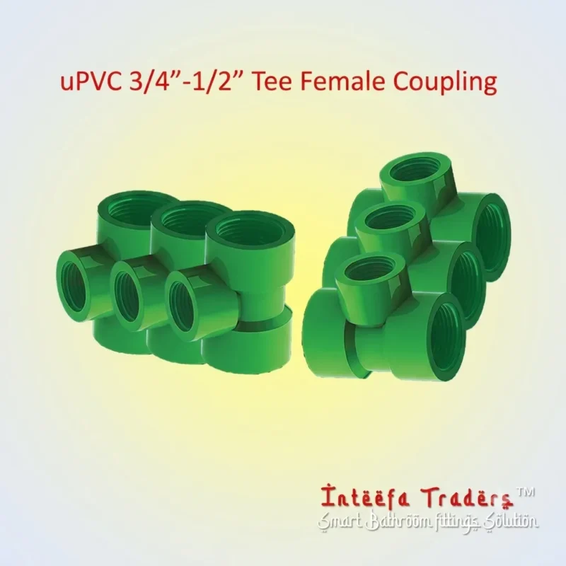 PVC Coupling Tee PVC Thread Fitting Quick