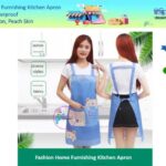 Fashion Home Furnishing Kitchen Apron Polyester Cotton, Peach Skin, Dustproof, Waterproof- China