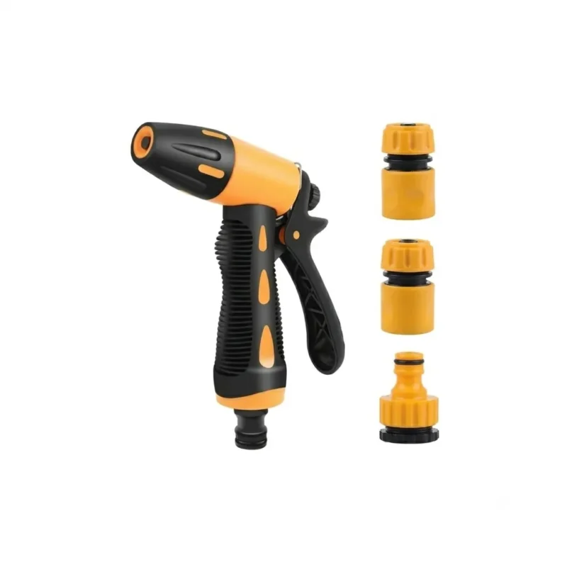 Garden Hose Spray Gun Kit with 3 Connectors