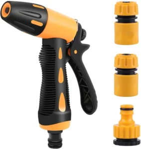 Garden Hose Spray Gun Kit with 3 Connectors
