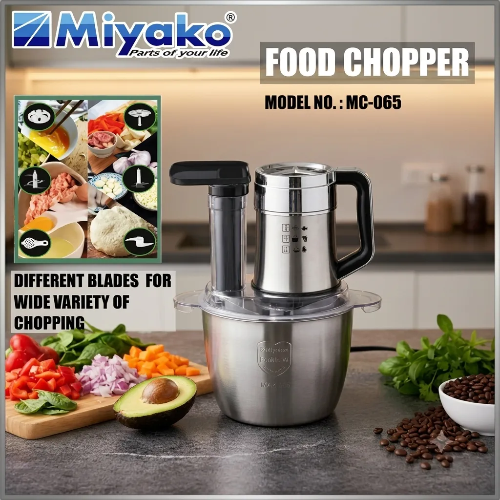 1788247456069 Miyako 5L Electric Food Chopper 1600W - Image 1
