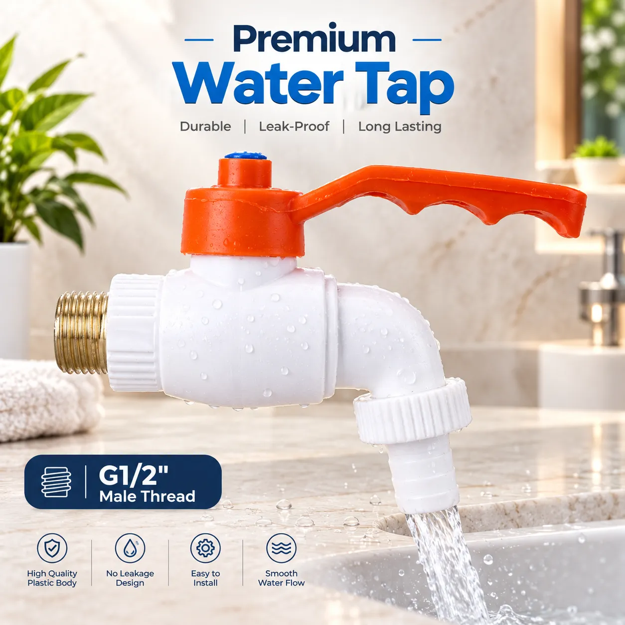 PVC & Brass Nozzle Tap PVC & Brass Nozzle Tap price in BD